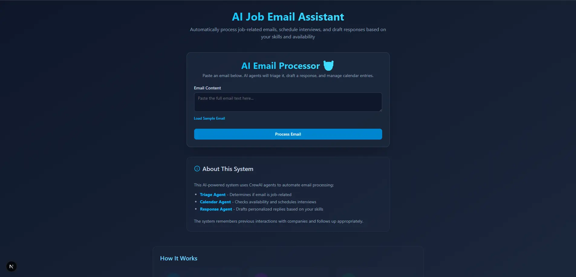 AI Job Email Automation Agent